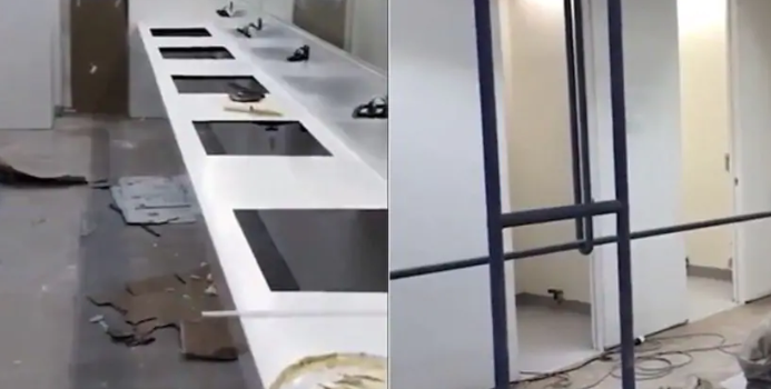 Le immagini clamorose degli spogliatoi del San Paolo