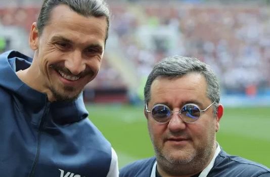 Raiola: «Ibrahimovic giocherà fino a 50 anni. Fa i piegamenti con me…»