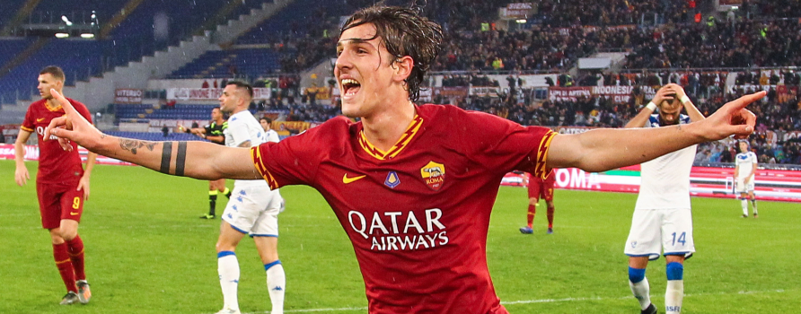 Roma, Zaniolo torna a lavorare parzialmente con il gruppo