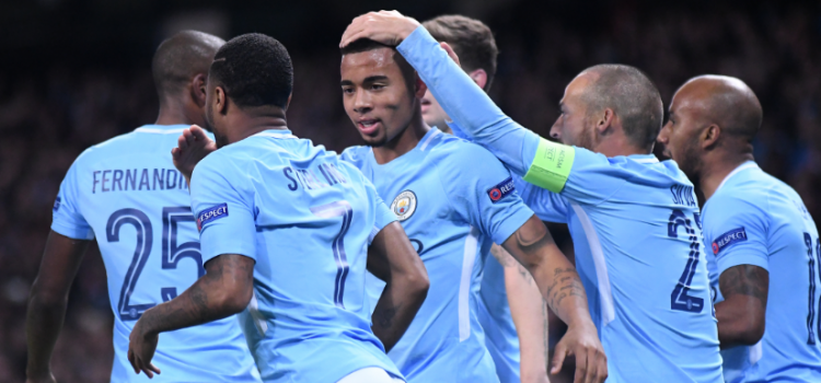 La prima formazione del Manchester City in Champions League