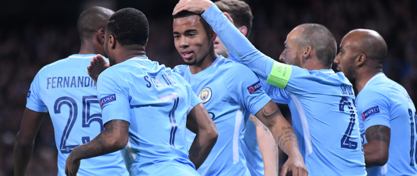 La prima formazione del Manchester City in Champions League