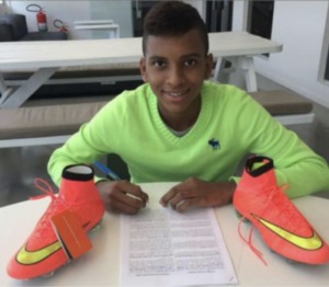 rodrygo 11 anni