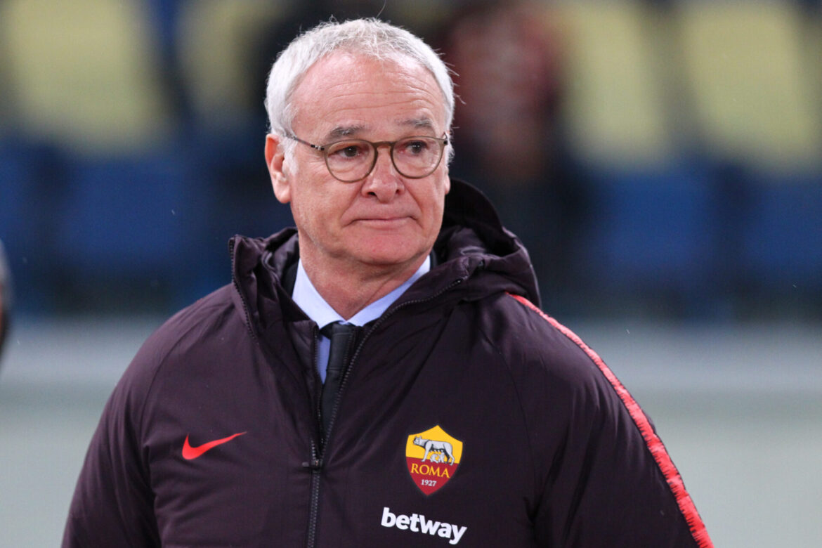 Rome,,Italy,-,March,11,2019:,Claudio,Ranieri,Coach,During,Football